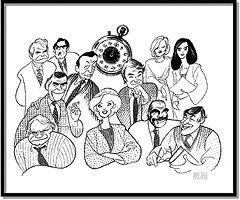 60 Minutes by Al Hirschfeld