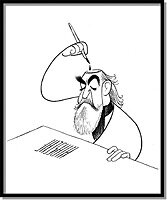Al Hirschfeld: Self-Portrait as an Inkwell