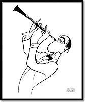 Benny Goodman by Al Hirschfeld