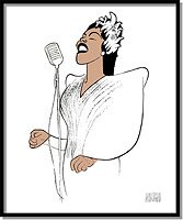 Billie Holiday, &ldquo;Lady Day&rdquo; by Al Hirschfeld