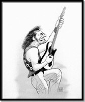 Bruce Springsteen by Al Hirschfeld