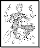 Danny Kaye At The Palace by Al Hirschfeld