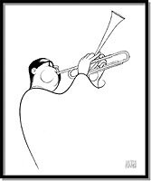 Dizzy Gillespie by Al Hirschfeld