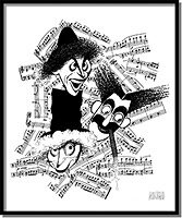 Marx Brothers: High Notes Chico, Groucho, and Harpo Marx by Al Hirschfeld