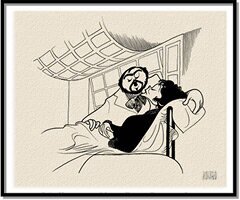La Boheme by Al Hirschfeld