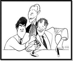 The Late Shift by Al Hirschfeld