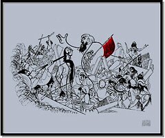 Les Miserables by Al Hirschfeld