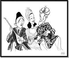 The Road To Morocco by Al Hirschfeld