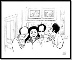 Seinfeld, Finale by Al Hirschfeld