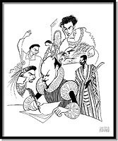 Shakespeare & Co. by Al Hirschfeld