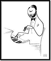Bobby Short by Al Hirschfeld