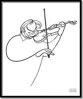 Isaac Stern by Al Hirschfeld