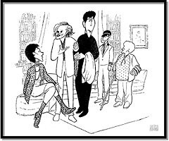 The Tale Of The Allergist's Wife by Al Hirschfeld