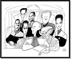 Star Trek: Deep Space Nine by Al Hirschfeld