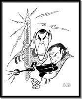 Star Trek: Captain Kirk and Spock by Al Hirschfeld