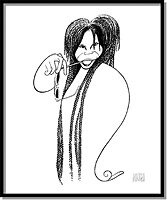Whoopi Goldberg by Al Hirschfeld