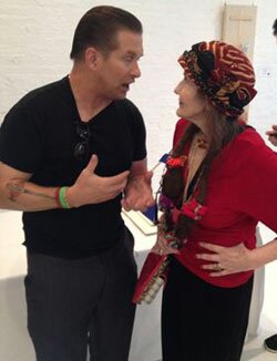stephen baldwin and margo feiden from The Official Website for Al Hirschfeld