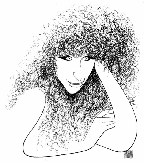 barbra streisand available from The Official Website for Al Hirschfeld