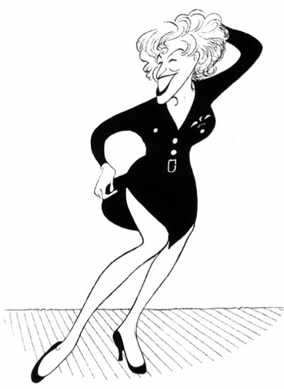 bette midler available from The Official Website for Al Hirschfeld