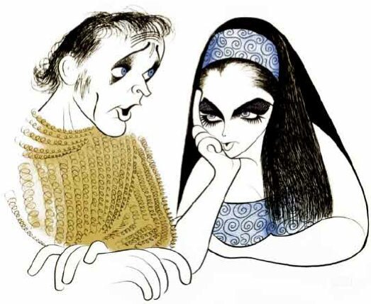 RIchard Burton and Elizabeth Taylor