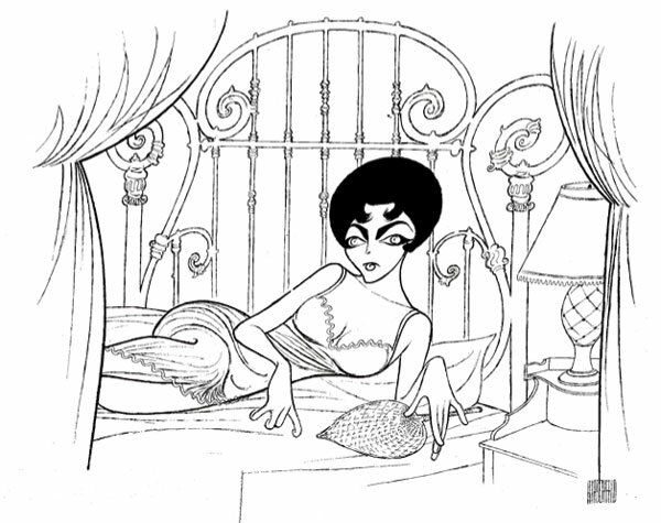 Elizabeth Taylor available from The Official Website for Al Hirschfeld
