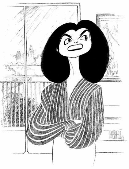Jacqueline Kennedy Onassisa vailable from The Official Website for Al Hirschfeld