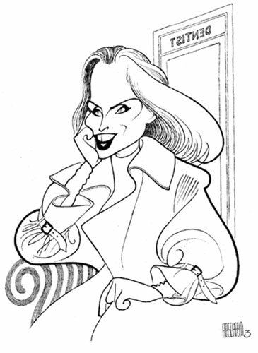 Lauren Hutton available from The Official Website for Al Hirschfeld