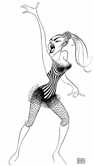 Madonna available from The Official Website for Al Hirschfeld
