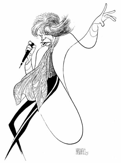 mick jagger available from The Official Website for Al Hirschfeld
