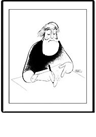 Self Portrait at 99 by Al Hirschfeld available from The Official Website for Al Hirschfeld