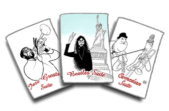 Suites of lithographs from The Official Website for Al Hirschfeld