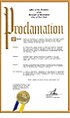 Proclamation by the Office of the President of the Borough of Manhattan