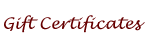 Gift Certificates