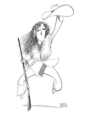 bernadette peters by Al Hirschfeld at The Official Website for Al Hirschfeld