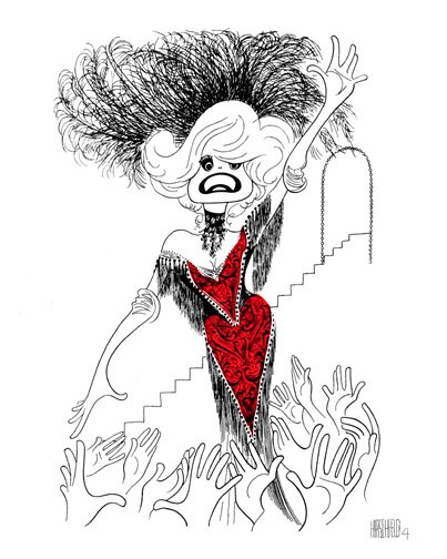 carol channing by Al Hirschfeld at The Official Website for Al Hirschfeld