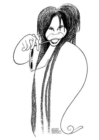 whoppi goldberg by Al Hirschfeld at The Official Website for Al Hirschfeld