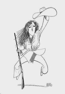 Bernadette Peters by Al Hirschfeld at The Official Website for Al Hirschfeld