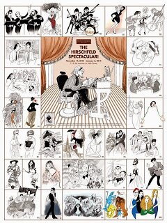 The Al Hirschfeld Spectacular Poster