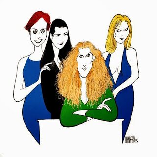 sex and the city by Al Hirschfeld at The Official Website for Al Hirschfeld