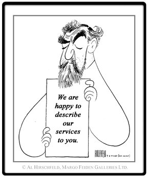 framing services from The Official Website for Al Hirschfeld